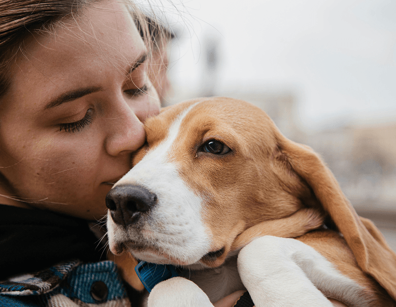 Hundägare och hund